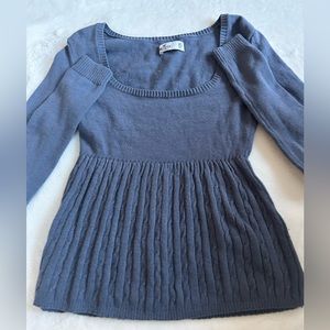 hollister babydoll sweater